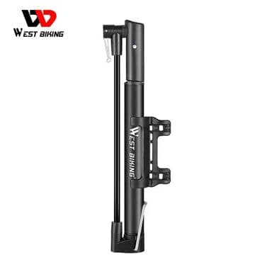 Велосипеды: Велосипедный насос West BIKING с креплением ✨ Алюминиевый корпус — 3