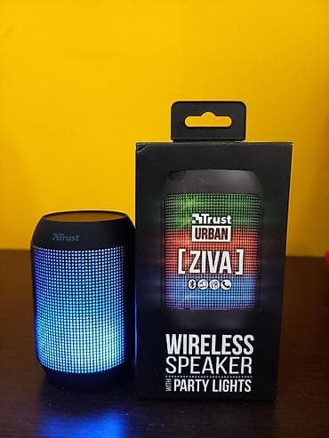Беспроводная Bluetooth колонка Ziva со светом для вечеринок,Trust