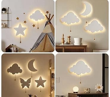 светильник для спальни: Продаются Детские настенные светильники-ночники с подсветкой по — 7