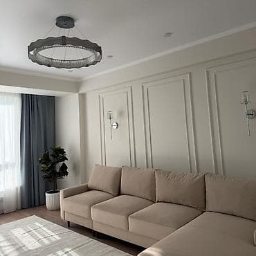 Квартиры: 2 комнаты, 67 м², Пишпек Элитка, 13 этаж, Дизайнерский ремонт — 3