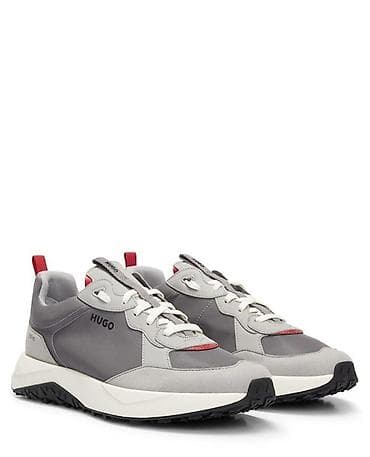 Мужские кроссовки, 40, Hugo Boss, Новый, цвет - Серый, Самовывоз, Платная доставка