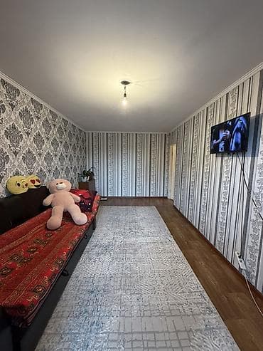 комнаты иссык: 2 комнаты, 45 м², Хрущевка, 2 этаж, Косметический ремонт — 2