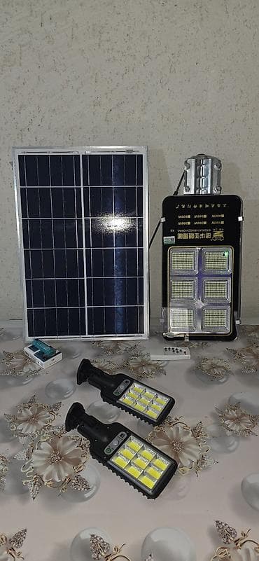 лампа с пультом: Солнечные уличные светильники с пультом ДУ - Панель на солнечной — 4