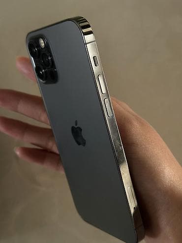 чоор фото: IPhone 12 Pro, Колдонулган, 128 ГБ, Графит, Куту, Коргоочу айнек, Каптама, 75 % — 4