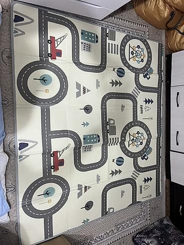 коврик пазл: Складной двусторонний детский игровой коврик из мягкого вспененного — 2