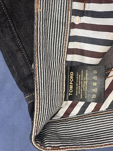 Жынсылар: Джинсы TOM FORD, мужские абсолютно новые летние джинсы, качественные — 5
