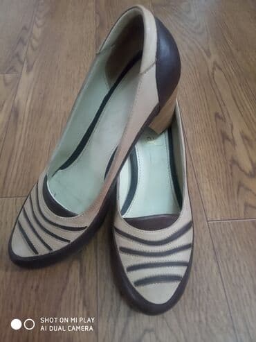 туфли беж цвет: Туфли, 37, Verona, Б/у, цвет - Бежевый, Самовывоз — 3