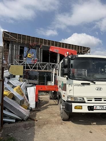 Услуги манипулятора (кран-манипулятор) на базе Hyundai. - Подходит