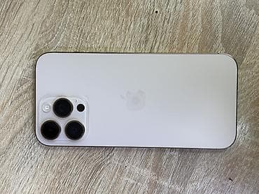 IPhone 16 Pro Max, Б/у, 256 ГБ, Desert Titanium, Зарядное устройство, Защитное стекло, Чехол, 90 % at lalafo.kg IPhone 16 Pro Max, Б/у, 256 ГБ, Desert Titanium, Зарядное устройство, Защитное стекло, Чехол, 90 %