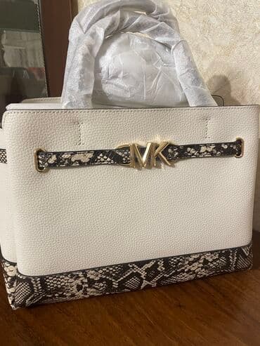 брендовые сумки: Бренд: Michael Kors Модель: REED Цвет: Натуральный / Светло-кремовый — 2