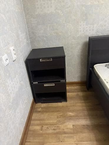 мебель спальни бу: Спальный гарнитур, Б/у, Двуспальная кровать, Шкаф, Комод, цвет - Коричневый — 1