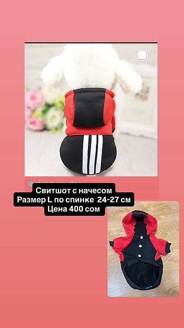ящик для одежды: Одежда для кошек и собак. Все НОВОЕ РАЗМЕР И ЦЕНА УКАЗАНЫ НА ФОТО — 7