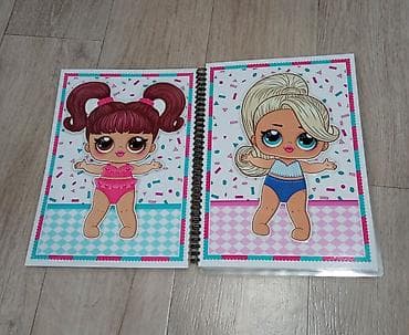 Игры на липучках 
Альбом -одевашка на липучках "Модницы Лол"