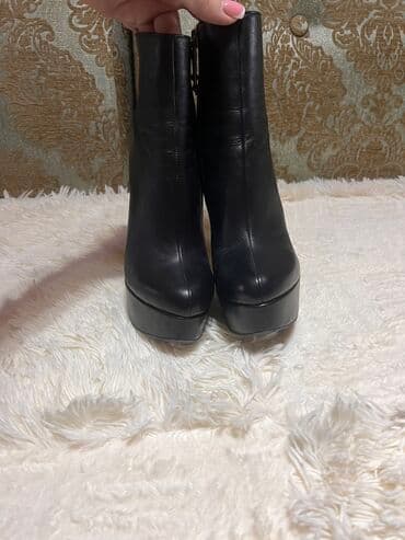 фирменная обувь из италии: Продаю кожаные полусапожки деми на высоком каблуке фирмы Marco Piano — 4