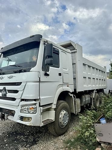 вольво самасывал: Самосвал HOWO 375 белого цвета с высокой металлической самосвальной — 2