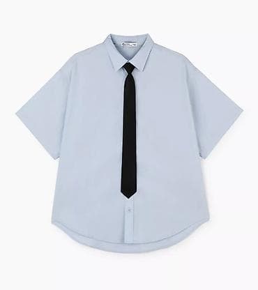 стойка воротник: Рубашка фирмы Gloria Jeans на рост 170-176, 15-16 лет. 100% хлопок — 1