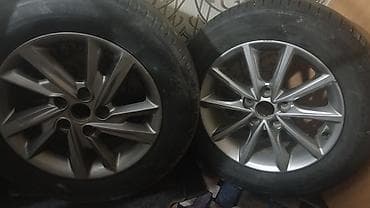 Колеса в сборе 205 / 80 / R 16, Лето, Б/у, Пара, Легковые, Литые, отверстий - 5