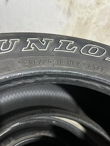 Транспорт: Шины 285 / 60 / R 18, Всесезонная, Б/у, Комплект, Внедорожные (АТ/МТ), Япония, Dunlop — 1