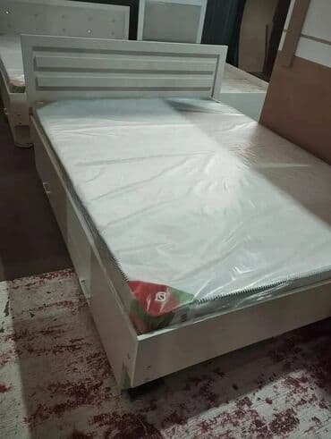 кровать с шухлядами: Двуспальная кровать, Новый, С матрасом, В рассрочку, длина - 200 см — 18