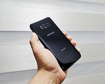 Техника жана электроника: Samsung Galaxy S8 Plus, Колдонулган, 64 ГБ, түсү - Кара, 2 SIM — 2