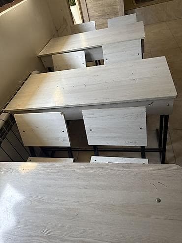 Оңдоп-түзөө жана курулуш: Продаются школьные парты для начальной и старшей школы, б\у — 5