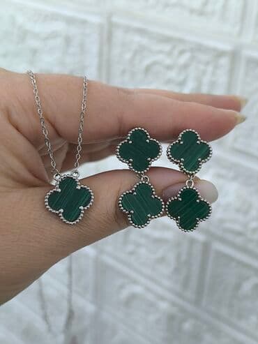 свадебное платье для высокой невесты: Серебряные серьги, Проба 925, Женские, Новый — 2