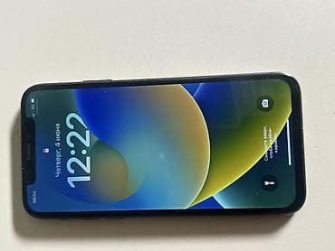 IPhone X, 256 ГБ, Черный, Защитное стекло