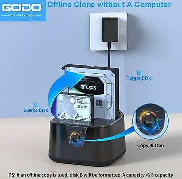 hdd 320: Док-станция GODO GDPD01T для SATA жестких дисков/SSD 2.5/3.5 с — 5