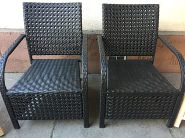 белая садовая мебель: Садовый стул — 4