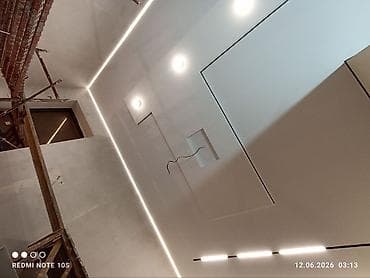 карниз скрытого монтажа: Натяжной потолок Матовое Монтаж — 2