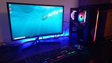 мышь: Компьютер, ядер - 12, ОЗУ 16 ГБ, Игровой, Б/у, AMD Ryzen 5, AMD Radeon RX 6600 XT, HDD + SSD — 1