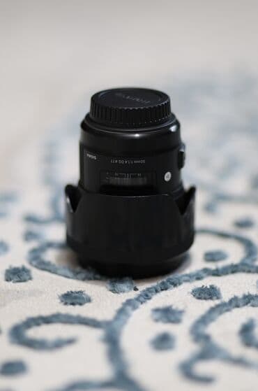 переключатель печки: Объектив Sigma 50mm f/1.4 DG HSM | Art Полный комплект с чехлом почти — 1