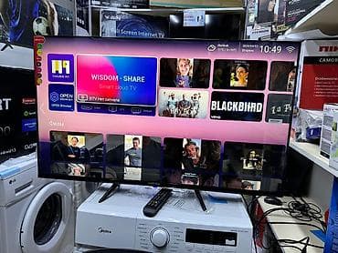hisense: Телевизор samsung QN45F smart tv с интернетом youtube, 110 см — 9