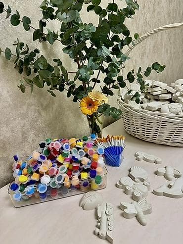 string art: 🎨 Набор для творчества: Гипсовые 2D-раскраски Отличный подарок и — 3
