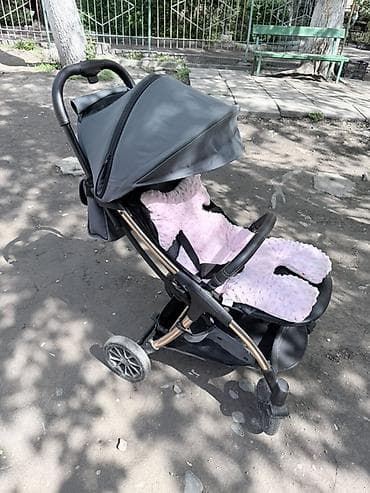 коляска на двоих: Прогулочная коляска-трость (компактная) с большим капюшоном - Цвет — 1