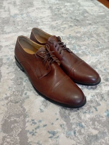 ecco 42: Мужские туфли, 46, Б/у, цвет - Коричневый, Самовывоз — 2