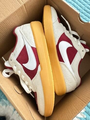 nike skepta: Кроссовки найк Характеристики: - Цвет: бордовый с белыми вставками и — 2