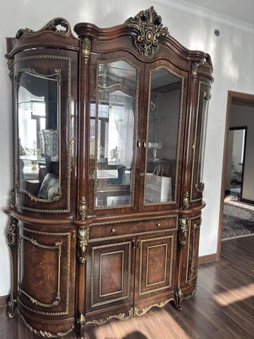 стенки для гостиной: Гарнитур для зала, Б/у, цвет - Коричневый — 9