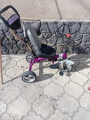 Детский велосипед, 2-колесный, 4 - 6 лет, Для девочки, Б/у