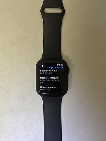 Apple Watch: Apple Watch Series 9 45 ММ В хорошем состоянии👍 Акб 96% Память 64гб — 3