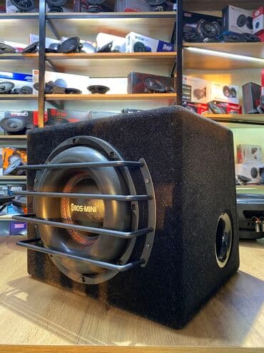 машны: Автозвук мощный САБ BOS MINI — 1