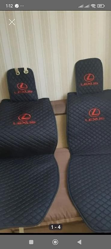 чехол лексус: Чехлы Экокожа, цвет - Черный, Lexus, Новый, Самовывоз — 1