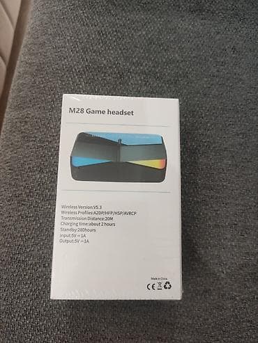 редми нот 14 s: Беспроводная игровая гарнитура M28 - Беспроводной стандарт: Bluetooth — 2