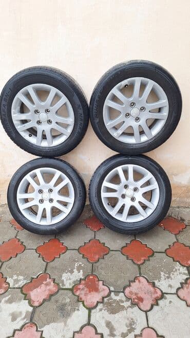 r14 покрышки: Литые Диски R 15 Honda, Комплект, Б/у — 1