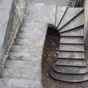 уста бетон: Бетонная лестница Для дома — 10