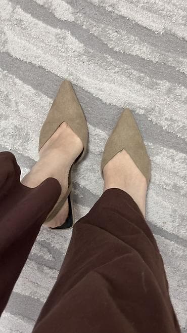 кийит: Туфли-слінги H&M, размер 40. - Модель: закрытый острый нос — 6