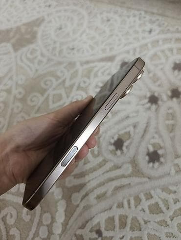 iphone sr: IPhone 16 Pro Max, Б/у, 512 ГБ, Desert Titanium, Защитное стекло, 89 % — 3