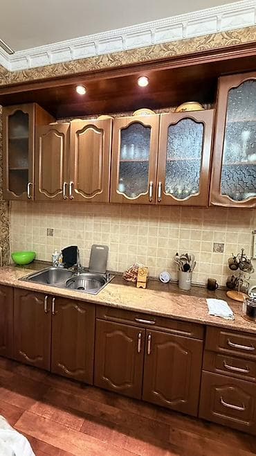 Строительные растворы и добавки: Кухонный гарнитур, цвет - Коричневый, МДФ — 2