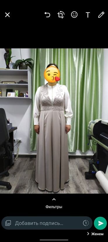 свадеб платье: Платье на кыз узатуу. Шито на заказ, из качественного материала — 1