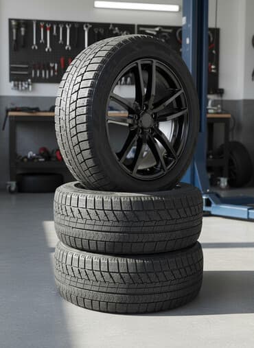 шины шипованные: Шины 235 / 50 / R 18, Зима, Б/у, Комплект, Легковые, Япония, Bridgestone — 1